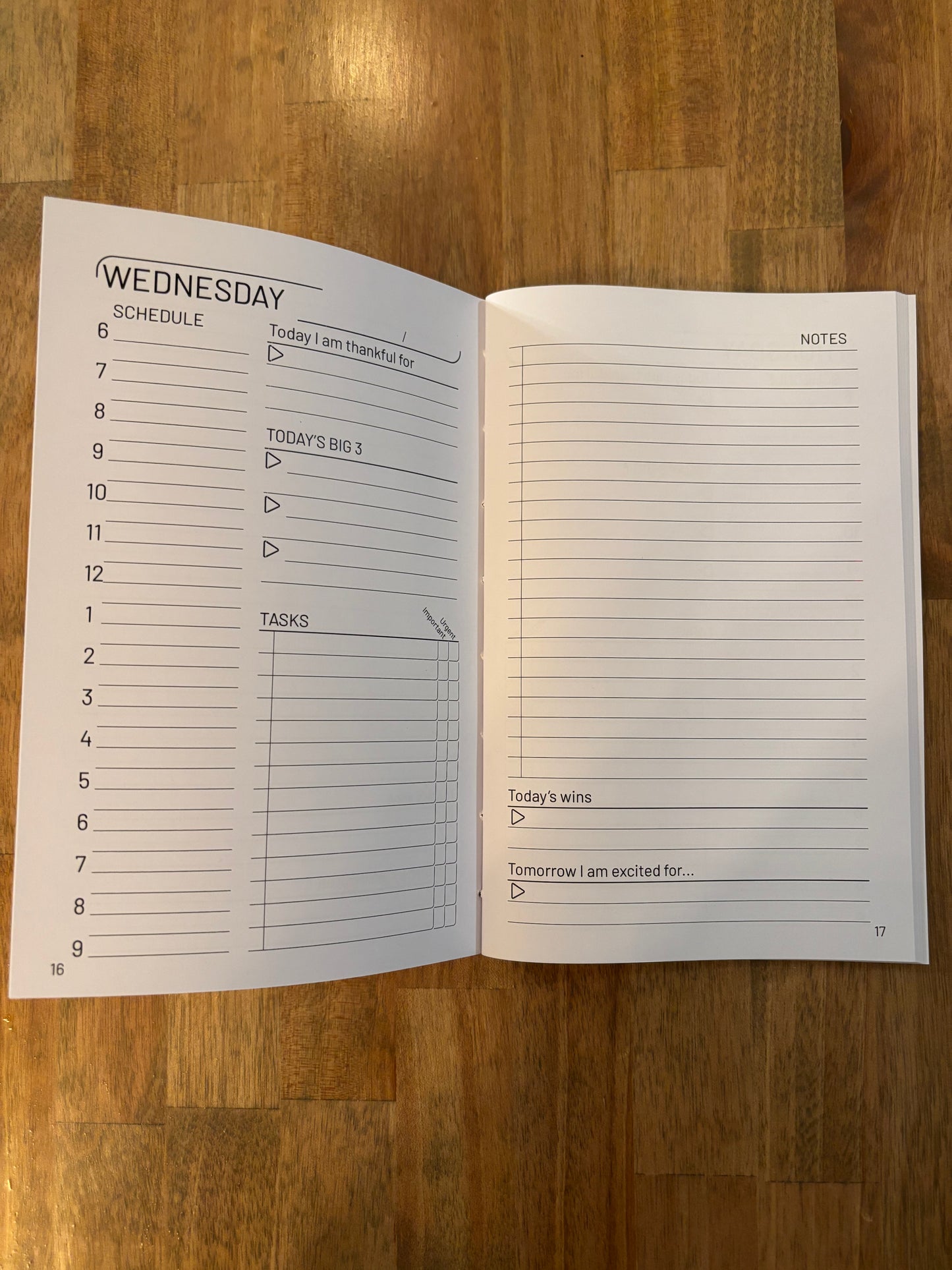 1 Month Daily Planner